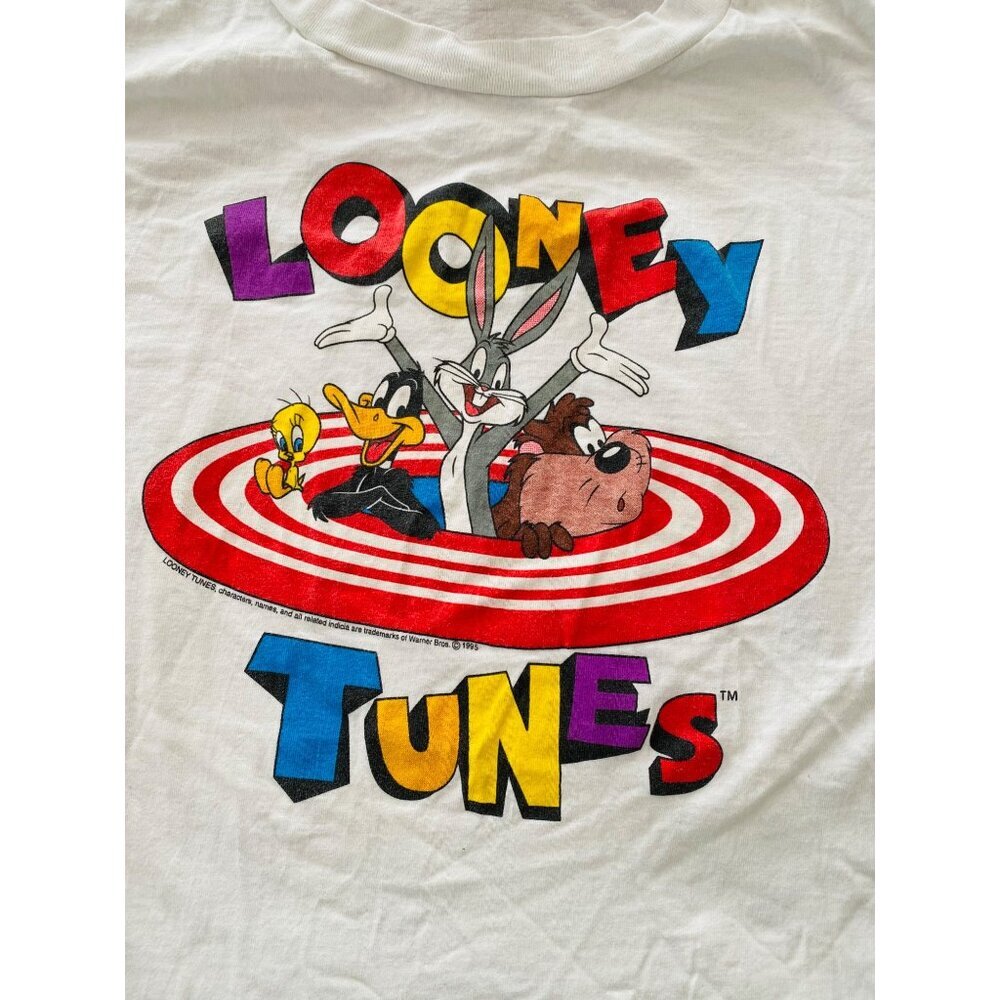 Vintage 90s Looney Tunes T-shirt, Size Large, Single Stitch, Cartoon Tee, Bugs - Picture 3 of 11